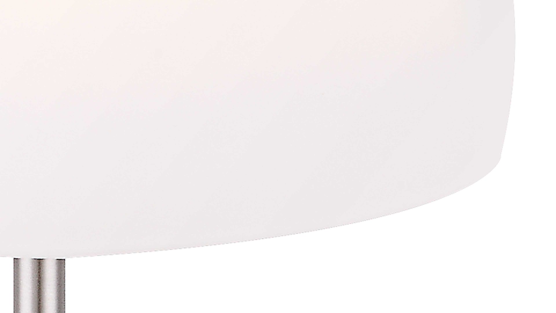 Tischleuchte Globo lighting aus Glas in Nickel GLOBO LED-Tischleuchte Snowflake bzw. LED-Tischlampe Nickel & Opalweiß - Höhe ca. 27 cm