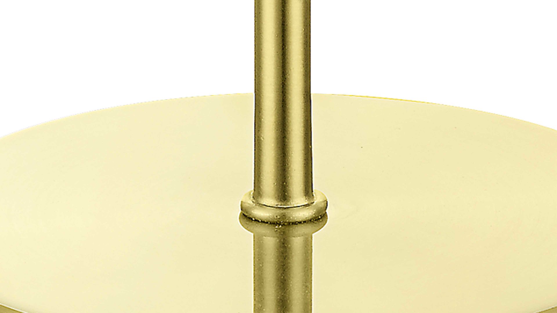 Tischleuchte Globo lighting aus Glas in Messing GLOBO LED-Tischleuchte Snowflake bzw. LED-Tischlampe Messing & Opalweiß - Höhe ca. 27 cm