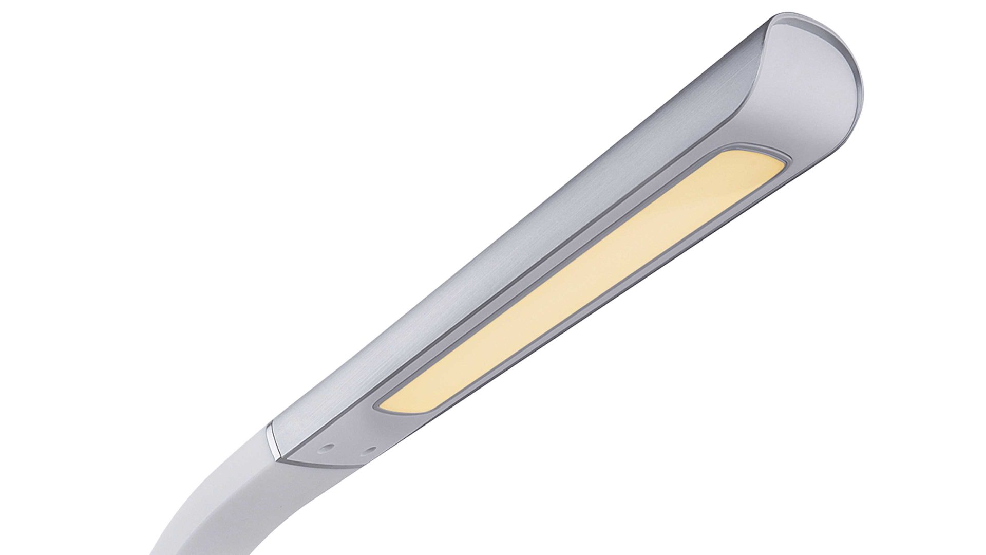 Schreibtischleuchte Globo lighting aus Kunststoff in Metallfarben GLOBO LED-Tischleuchte Mitti bzw. LED-Tischlampe silberfarbener Kunststoff - Höhe ca. 64 cm