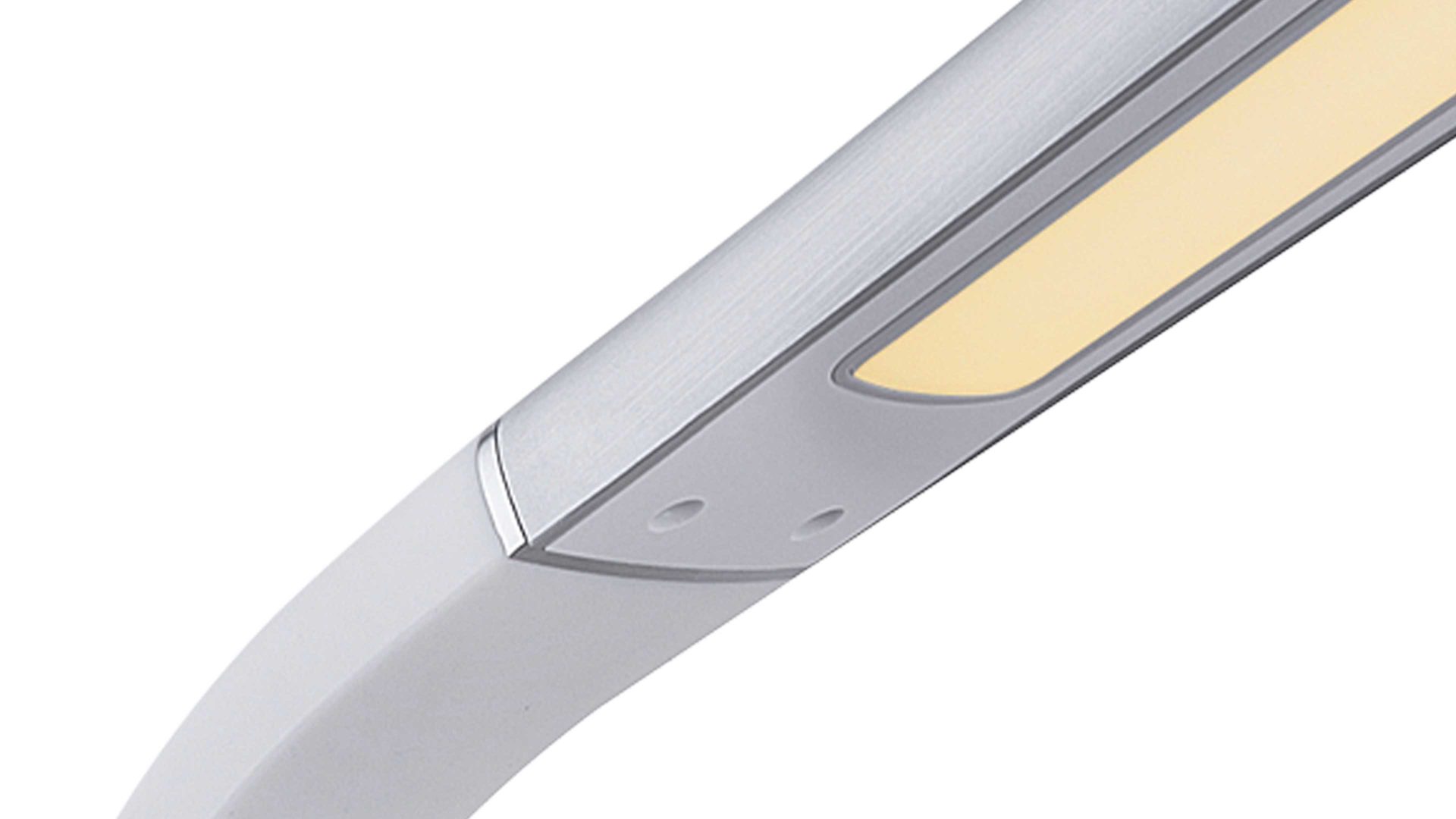 Schreibtischleuchte Globo lighting aus Kunststoff in Metallfarben GLOBO LED-Tischleuchte Mitti bzw. LED-Tischlampe silberfarbener Kunststoff - Höhe ca. 64 cm