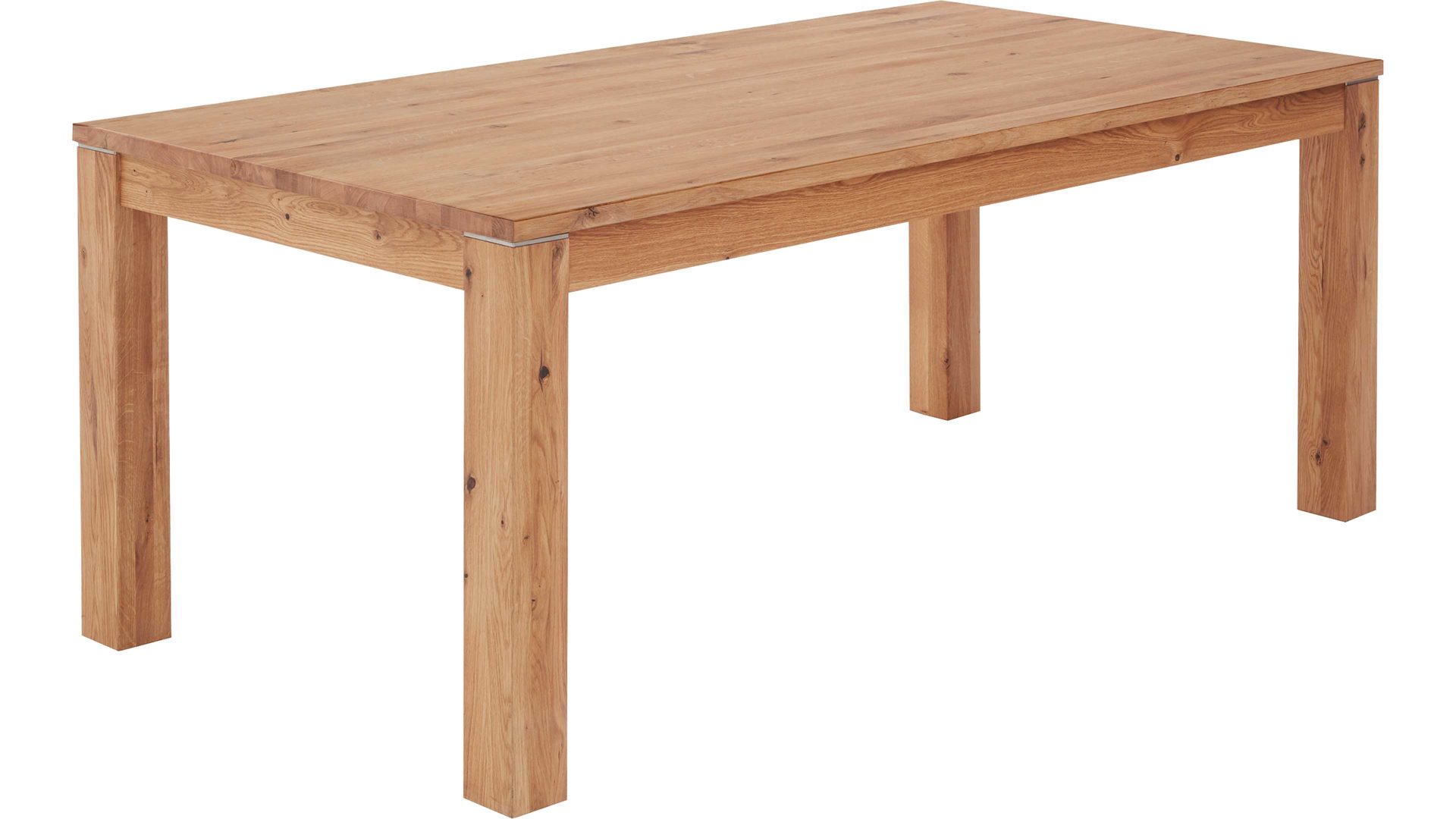 Auszugtisch Dudinger furniture aus Holz in Holzfarben Massivholz-Auszugtisch Ester Wildeiche – ca. 180-280 x 90 cm