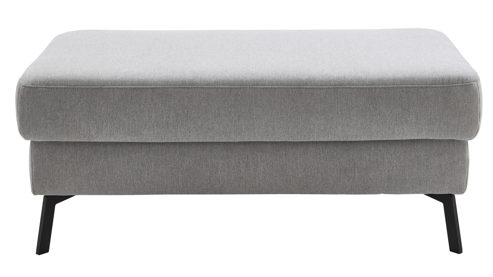 Polsterhocker COMFORT SMART aus Stoff in Hellgrau COMFORT SMART Anuk - Polsterhocker hellgrauer Bezug Simply Clean – ca. 92 x 67 cm