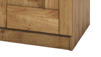 Kleiderschrank Elfo-möbel aus Holz in Holzfarben Kleiderschrank Toni geölte Wildeiche – drei Türen, Breite ca. 152 cm