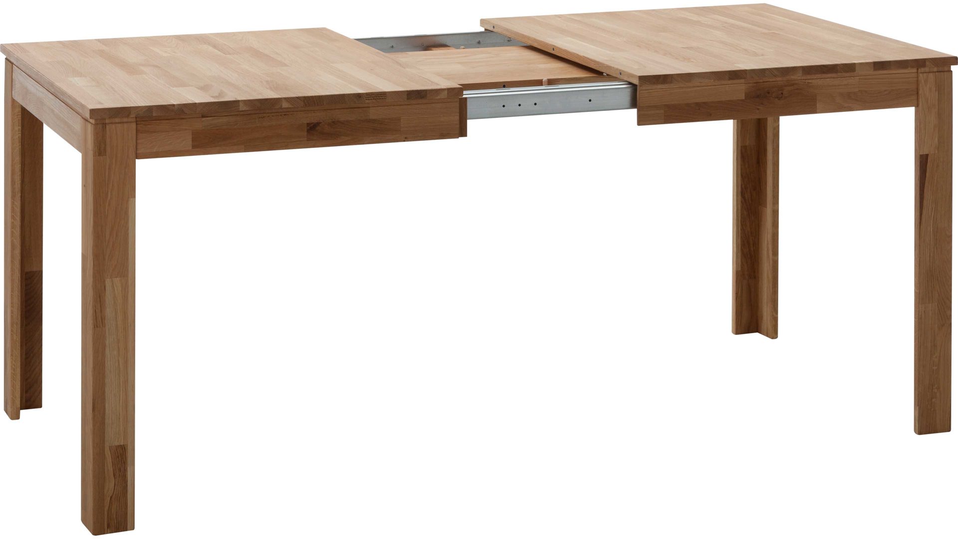 Auszugtisch Standard furniture factory aus Holz in Holzfarben Esszimmertisch Pedro mit Ausziehfunktion als Massivholzmöbel geöltes Eichenholz - ca. 140-180 x 80 cm