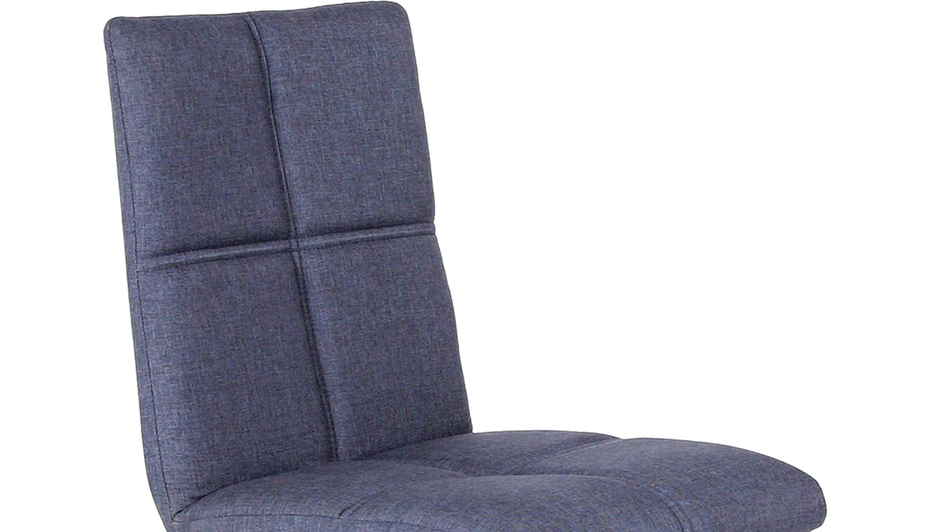 Polsterstuhl Standard furniture factory aus Stoff in Blau Polsterstuhl Manon als Esszimmerstuhl  jeansblauer Bezug Grand 4012, Schale 2 & Buchenholzgestell