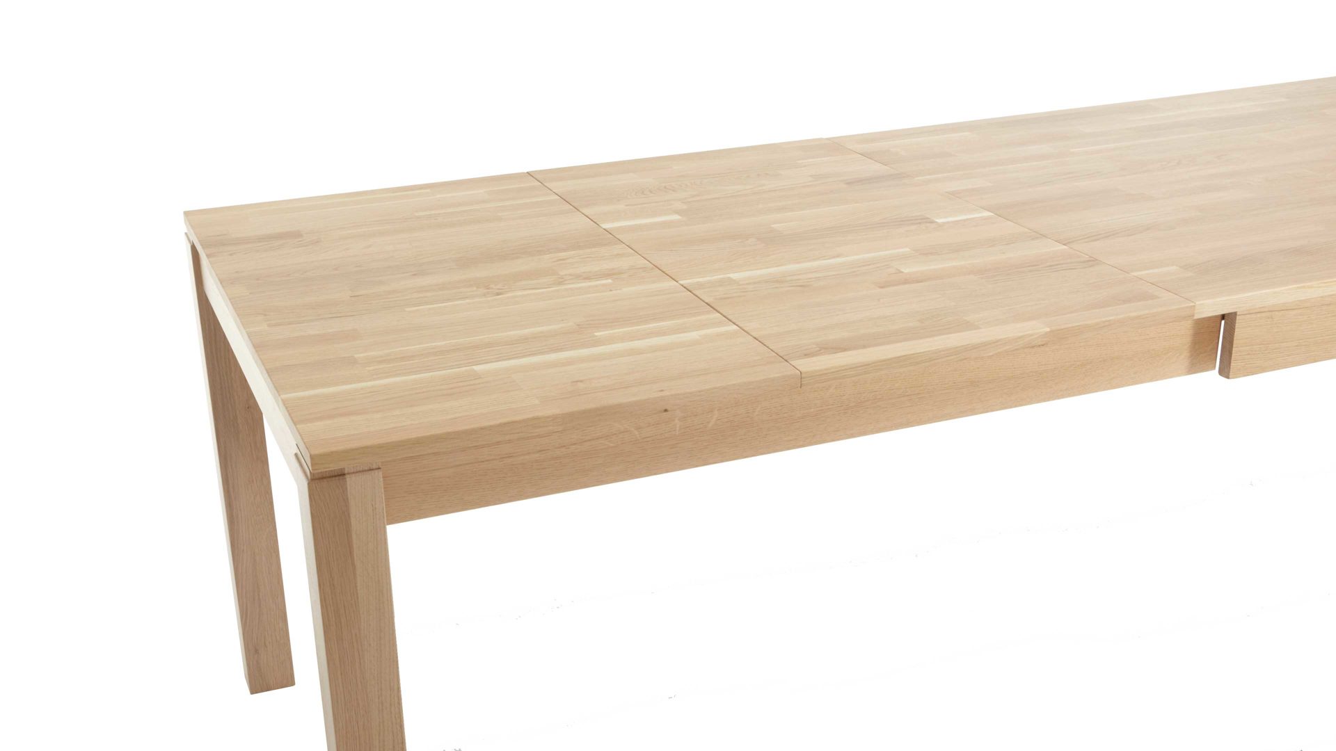 Auszugtisch Standard furniture factory aus Holz in Holzfarben Esszimmertisch bzw. Ausziehtisch Fano geölt Eiche - ca. 140-190 x 90 cm