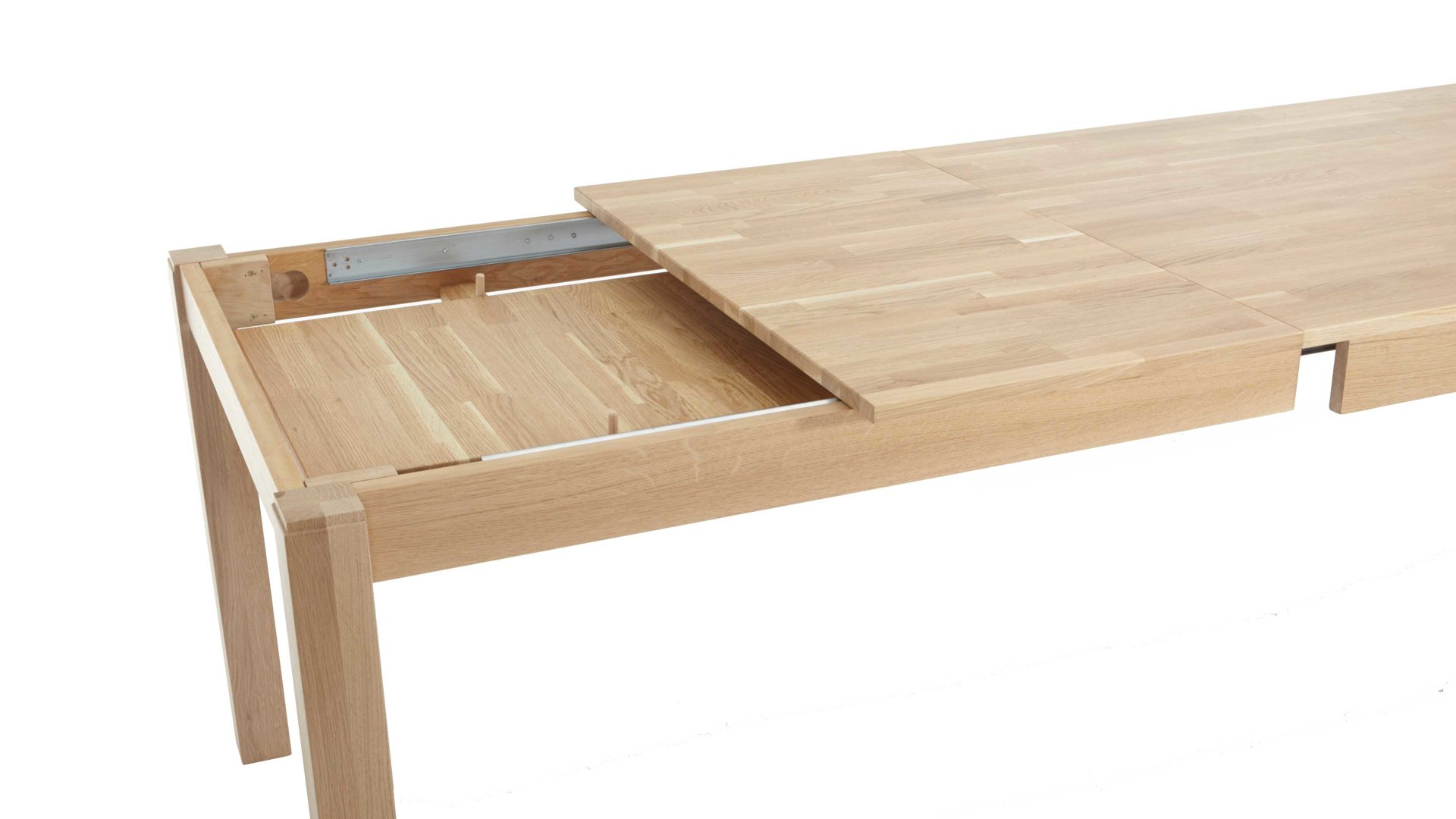 Auszugtisch Standard furniture factory aus Holz in Holzfarben Esszimmertisch bzw. Ausziehtisch Fano geölte Eiche - ca. 90 x 160-210 cm