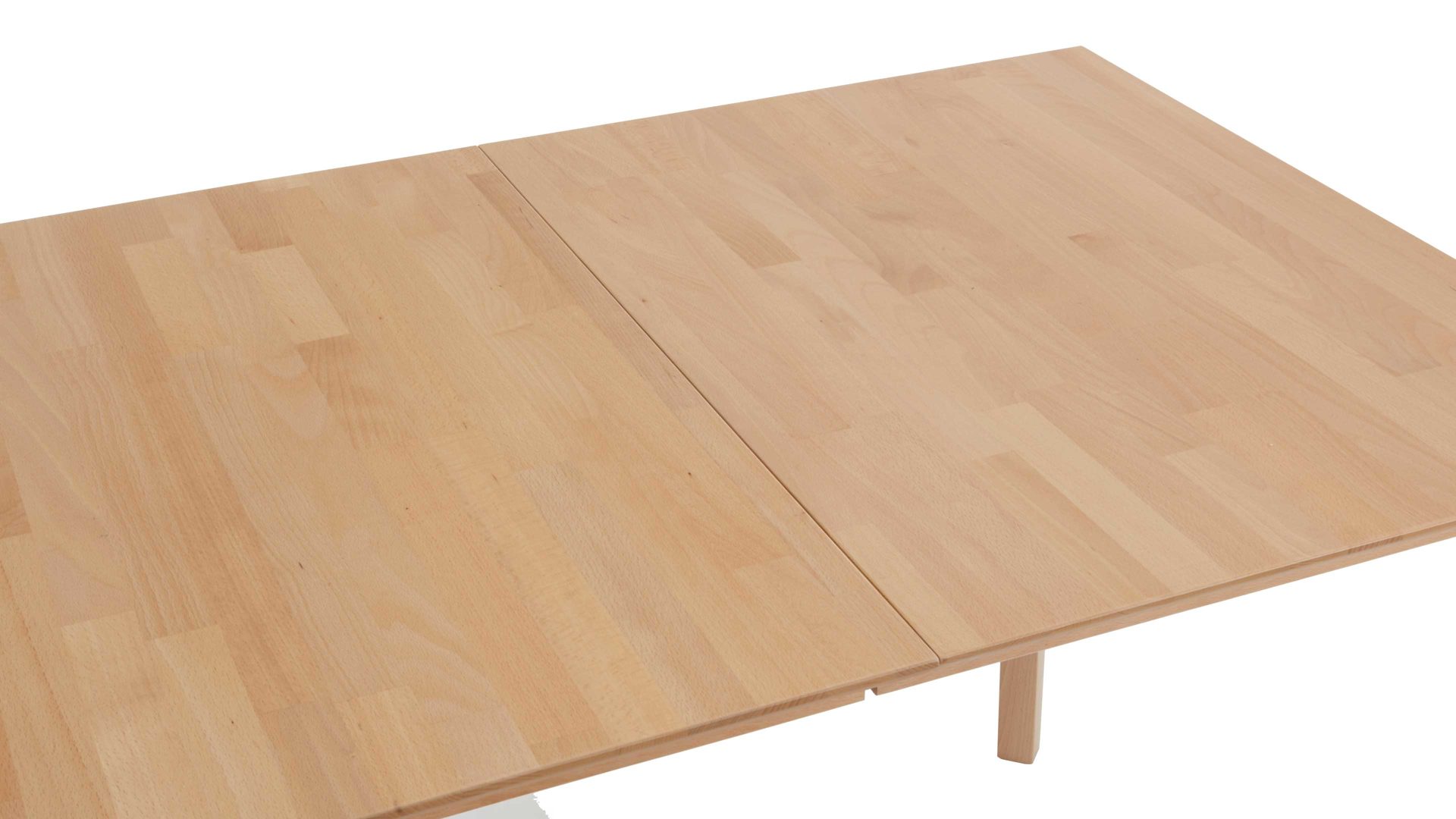 Auszugtisch Standard furniture factory aus Holz in Holzfarben Esszimmertisch Bonny mit Ausziehfunktion lackierte Buche - ca. 120-160 x 80 cm