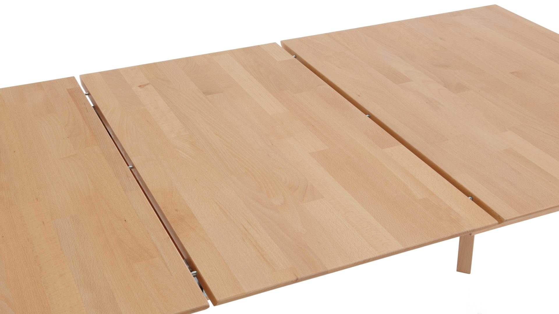 Auszugtisch Standard furniture factory aus Holz in Holzfarben Esszimmertisch Bonny mit Ausziehfunktion lackierte Buche - ca. 120-160 x 80 cm