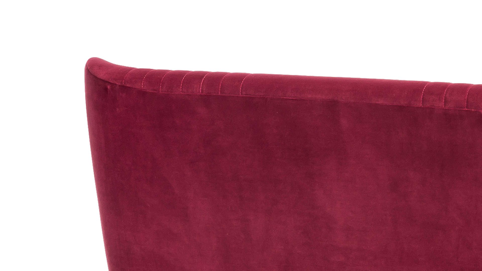 Polsterbank Standard furniture factory aus Stoff in Rot Polsterbank bzw. Sitzbank Jaca chiantifarbener Bezug Brussels 36 & Eiche – Länge ca. 162 cm