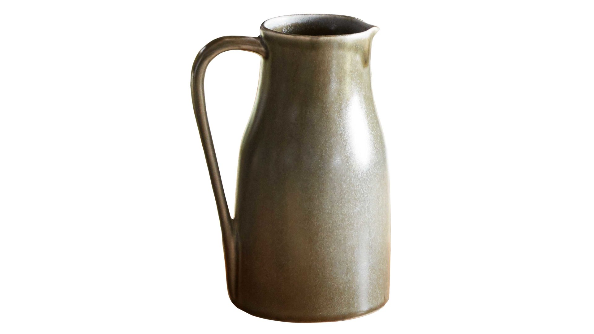 Krug Creatable aus Steinzeug in Dunkelgrau CREATABLE Pietra – Krug graphitfarbenes Steinzeug – ca. 1250 ml