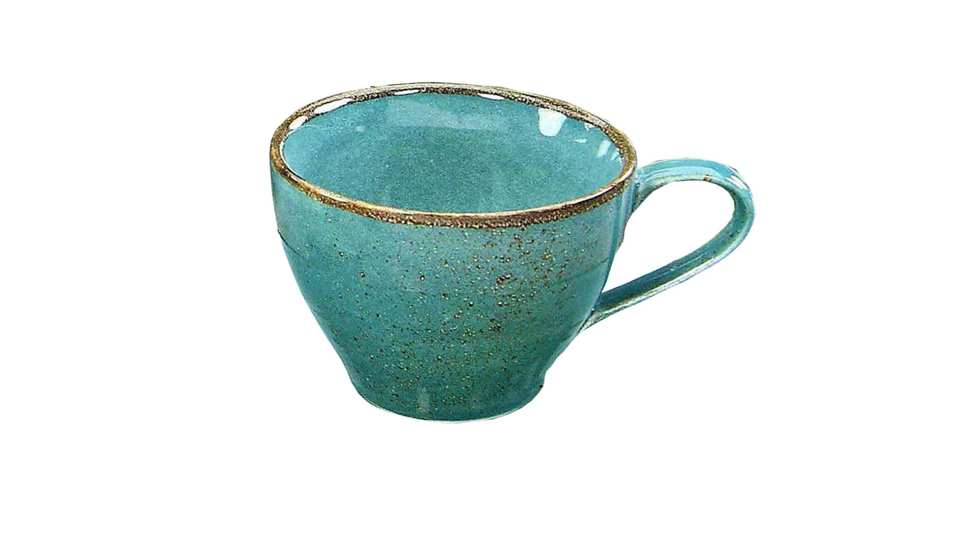 Kaffeetasse Creatable aus Stein in Blau CREATABLE Nature Collection – Kaffeetasse wasserblaues Steinzeug – ca. 200 ml