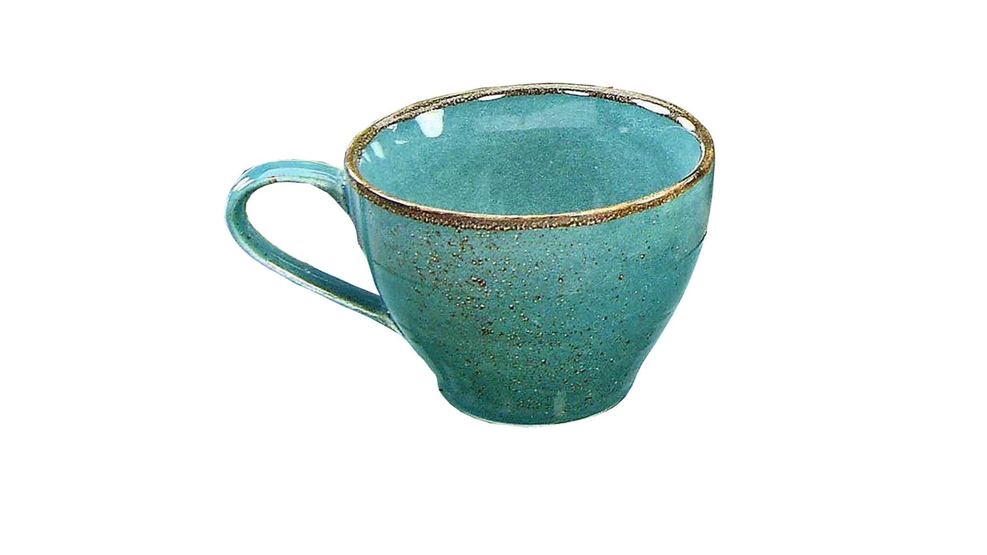 Kaffeetasse Creatable aus Stein in Blau CREATABLE Nature Collection – Kaffeetasse wasserblaues Steinzeug – ca. 200 ml