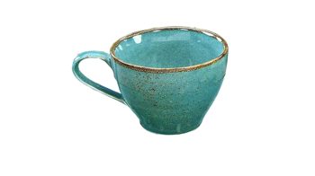 Kaffeetasse Creatable aus Stein in Blau CREATABLE Nature Collection – Kaffeetasse wasserblaues Steinzeug – ca. 200 ml