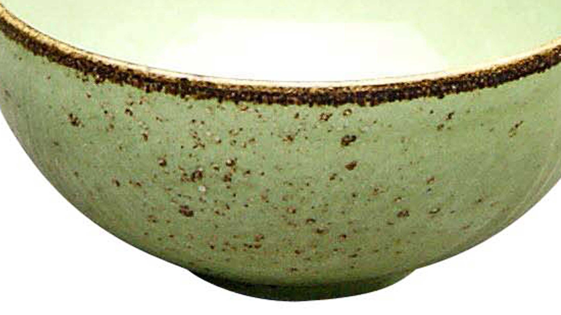 Schale Creatable aus Steinzeug in Grün CREATABLE Nature Collection – Dipschale naturgrünes Steinzeug – Durchmesser ca. 12 cm