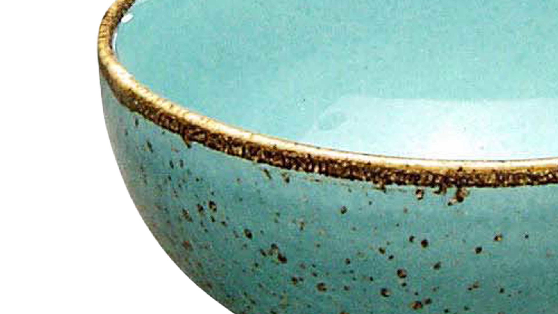 Schale Creatable aus Steinzeug in Blau CREATABLE Nature Collection – Dipschale wasserblaues Steinzeug – Durchmesser ca. 12 cm