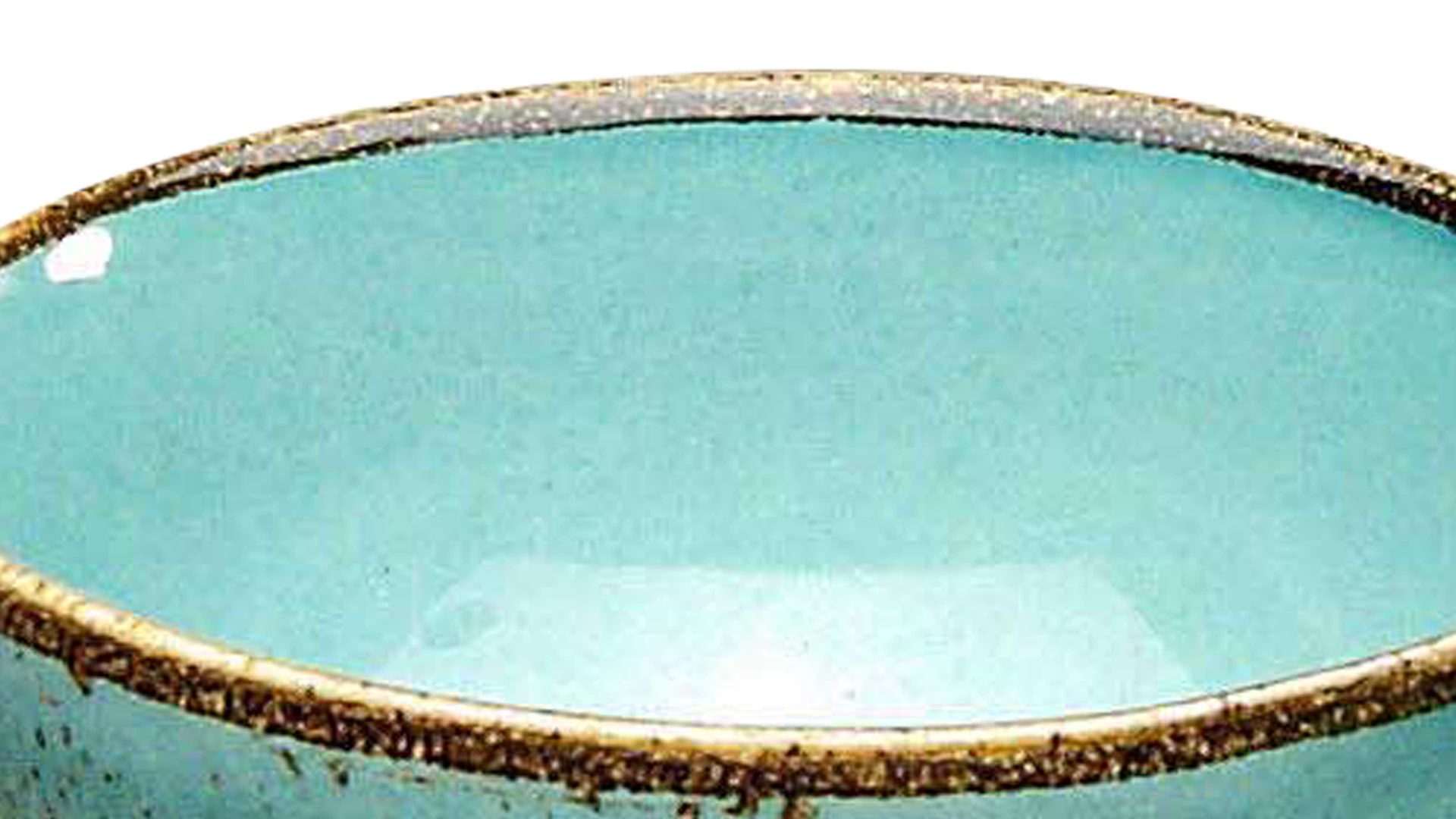 Schale Creatable aus Steinzeug in Blau CREATABLE Nature Collection – Dipschale wasserblaues Steinzeug – Durchmesser ca. 12 cm