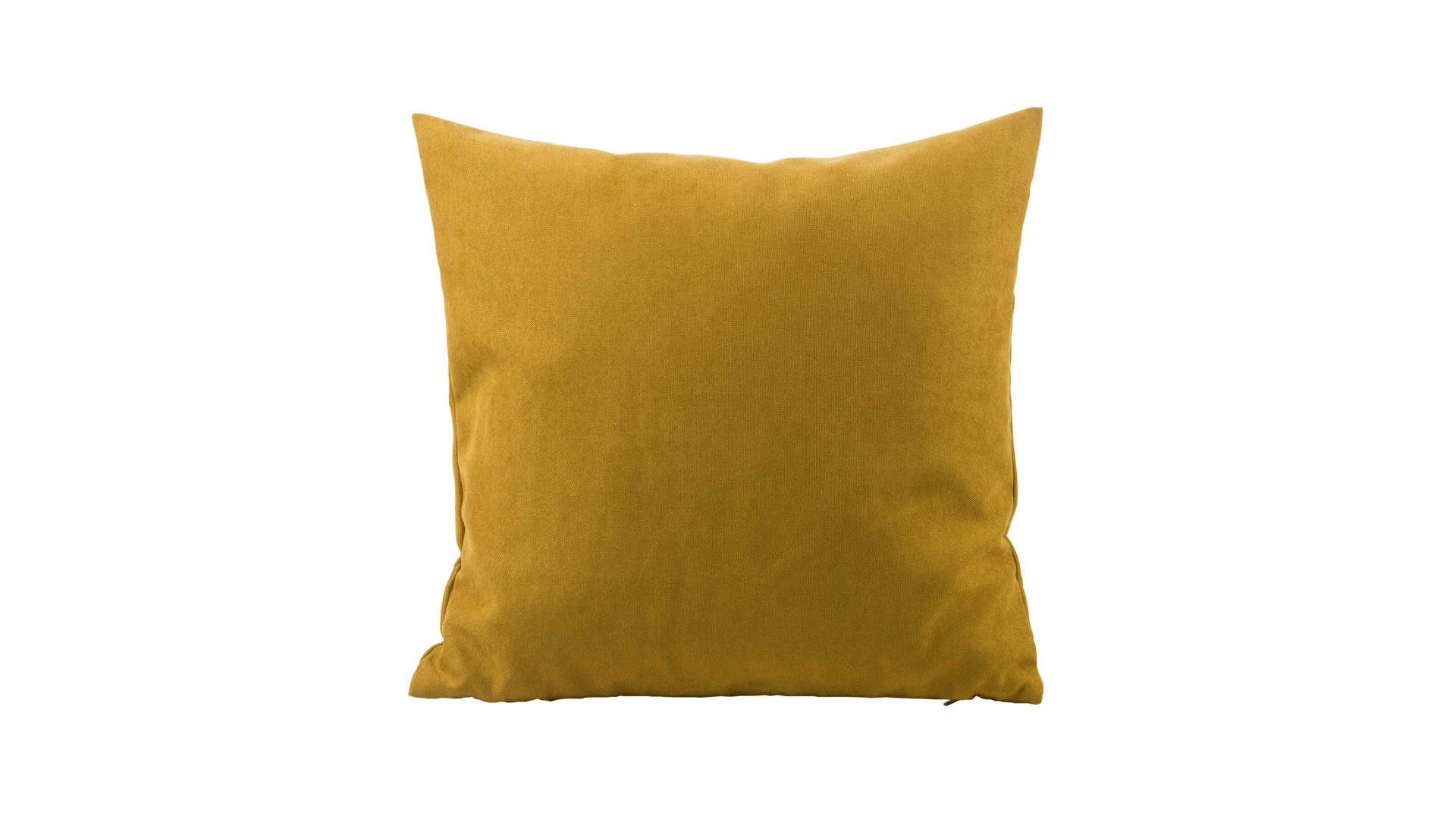 Kissenbezug /-hülle Gözze aus Stoff in Gelb Ambiente Trendlife by GÖZZE Kissenbezug Dante Senf – ca. 40 x 40 cm