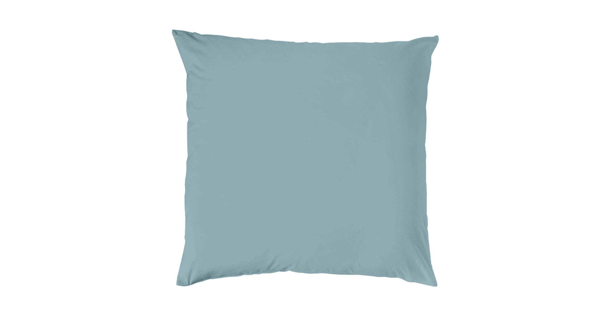 Bettwäsche-Set H. g. hahn haustextilien® aus Stoff in Hellgrün HAHN Bettwäsche-Set Stone Washed flaschengrüne Baumwolle – ca. 135 x 200 cm