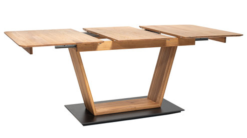 Auszugtisch PARTNERRING COLLECTION aus Holz in Holzfarben PARTNERRING COLLECTION Dordrecht - Ausziehtisch rustikal geölte Eiche - ca. 130 -180 x 90 cm