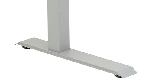 Eckschreibtisch Innostyle aus Holz in Weiß Büro Serie Memphis - Winkelschreibtisch Weiß & Artisan Eiche - höhenverstellbar, ca. 185 x 177 cm