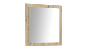 Spiegel Forte® aus Holz in Holzfarben Hell Garderobenprogramm Baccio - Garderobenspiegel Artisan Eiche – ca. 83 x 88 cm
