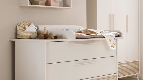 Wickelaufsatz Paidi aus Holz in Beige PAIDI Eefje – Wickelaufsatz Cashmere-Beige - ca. 95 x 80 cm