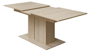 Auszugtisch Innostyle aus Holz in Hellbraun Wohnzimmer Serie Ina - Auszugtisch Kaschmir & Riva Eiche - ca. 180 - 220 x 90 cm