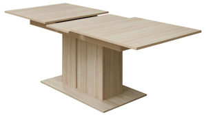 Auszugtisch Innostyle aus Holz in Hellbraun Wohnzimmer Serie Ina - Auszugtisch Kaschmir & Riva Eiche - ca. 180 - 220 x 90 cm