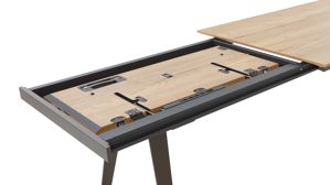 Funktion Venjakob aus Holz in Holzfarben VENJAKOB Ausziehtisch V37 - Klappeinlage goldbraune Halifax Eiche