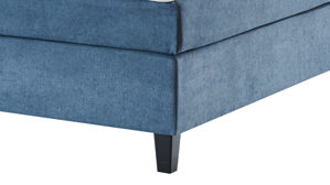Boxspringbett Ada | nova butor aus Stoff in Blau Boxspringbett Fatena taubenblauer Stoffbezug EQE 16 – Liegefläche ca. 240 x 200 cm