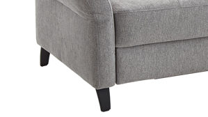 Ecksofa Steinpol sit&more aus Stoff in Grau Polsterprogramm Varese - Ecksofa grauer Chenillebezug Orlean 8202 - Stellfläche ca. 230 x 170 cm