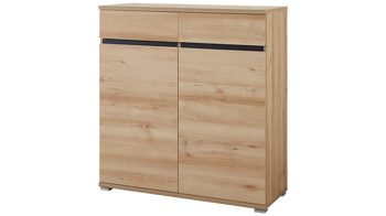 Schuhschrank Germania aus Holz in Holzfarben Schuhschrank Lissabon, ein Flurschrank mit Komfort Edelbuche - zwei Türen & eine Schublade