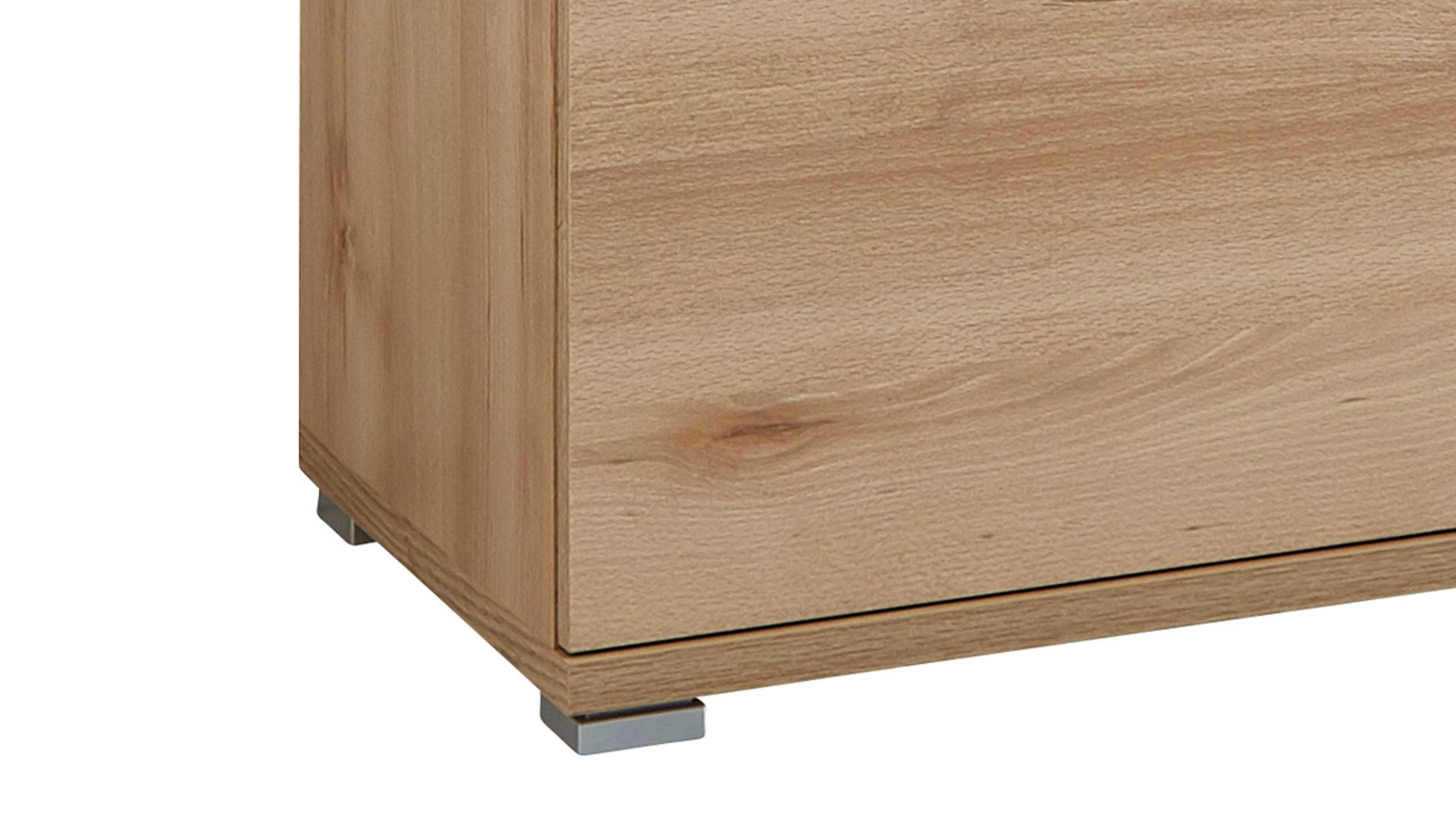 Schuhschrank Germania aus Holz in Holzfarben Schuhschrank Lissabon, ein Flurschrank mit Komfort Edelbuche - zwei Türen & eine Schublade