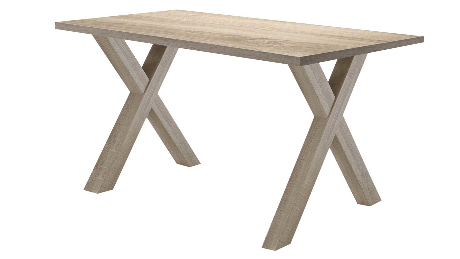 Schreibtisch Mäusbacher aus Holz in Holzfarben Schreibtisch Mister Office Eiche sägerau – ca. 140 x 70 cm