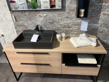 Badmöbel-Set Puris | il aus Keramik Kunststoff Ausstellungsbad Puris Aspekt