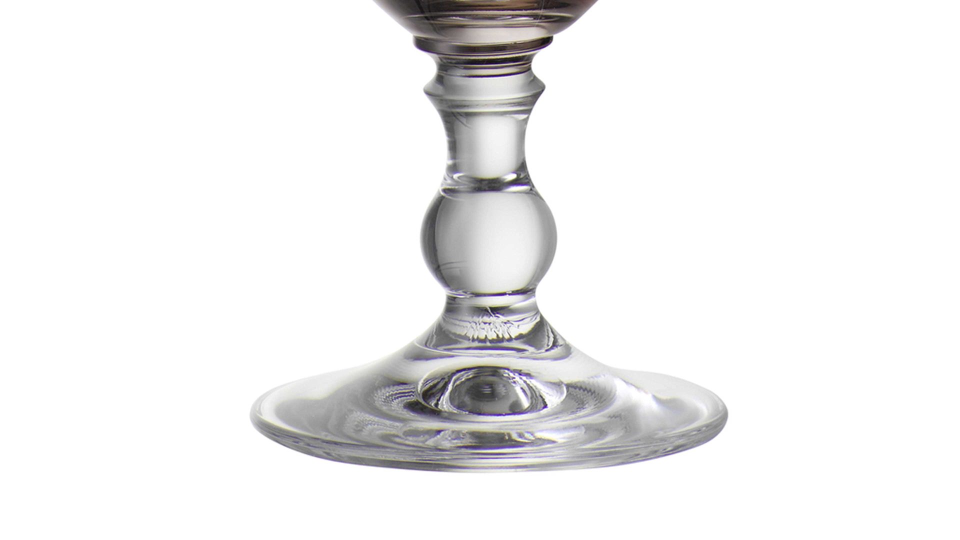 Weißweinglas Bohemia cristal aus Glas in Braun BOHEMIA Cristal Weißweinglas Georgia rauchbraunes Kristallglas - ca. 240 ml