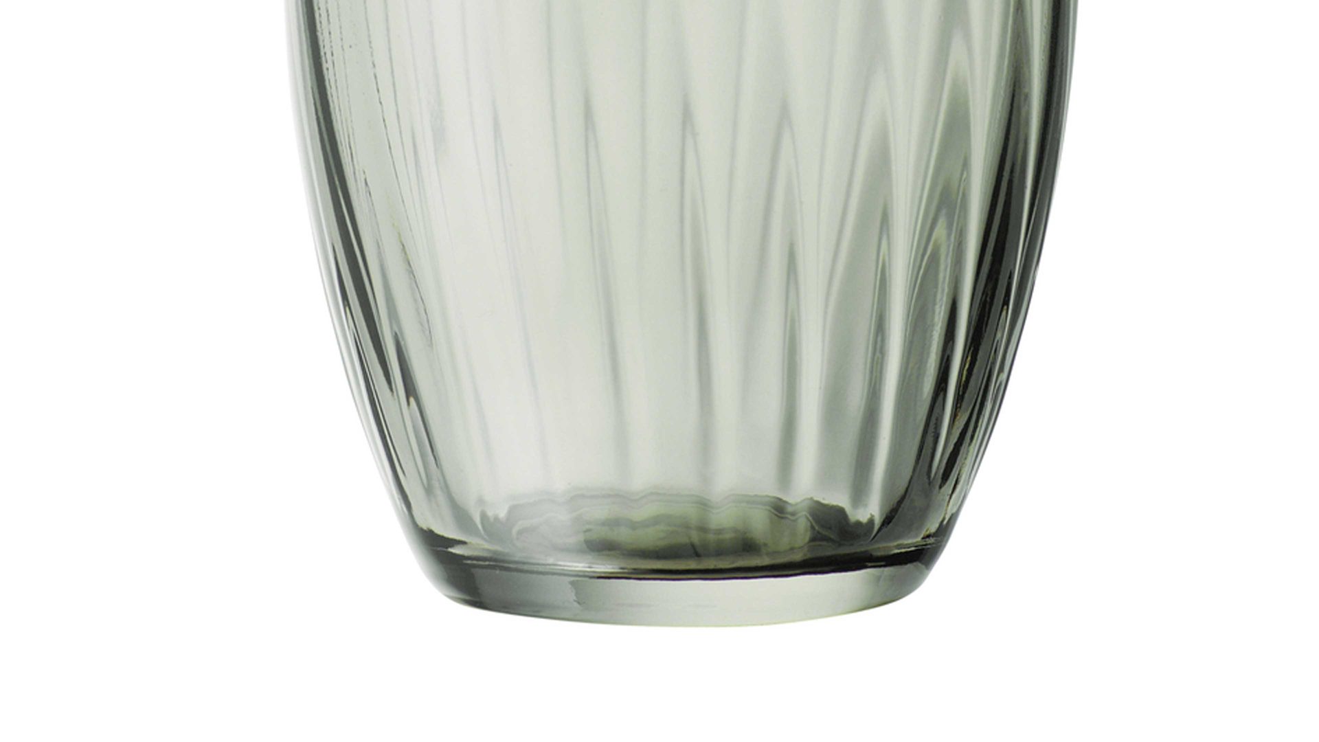 Wasserglas Bohemia cristal aus Glas in Grün BOHEMIA Cristal Wasserglas Georgia rauchgrünes Kristallglas - ca. 260 ml
