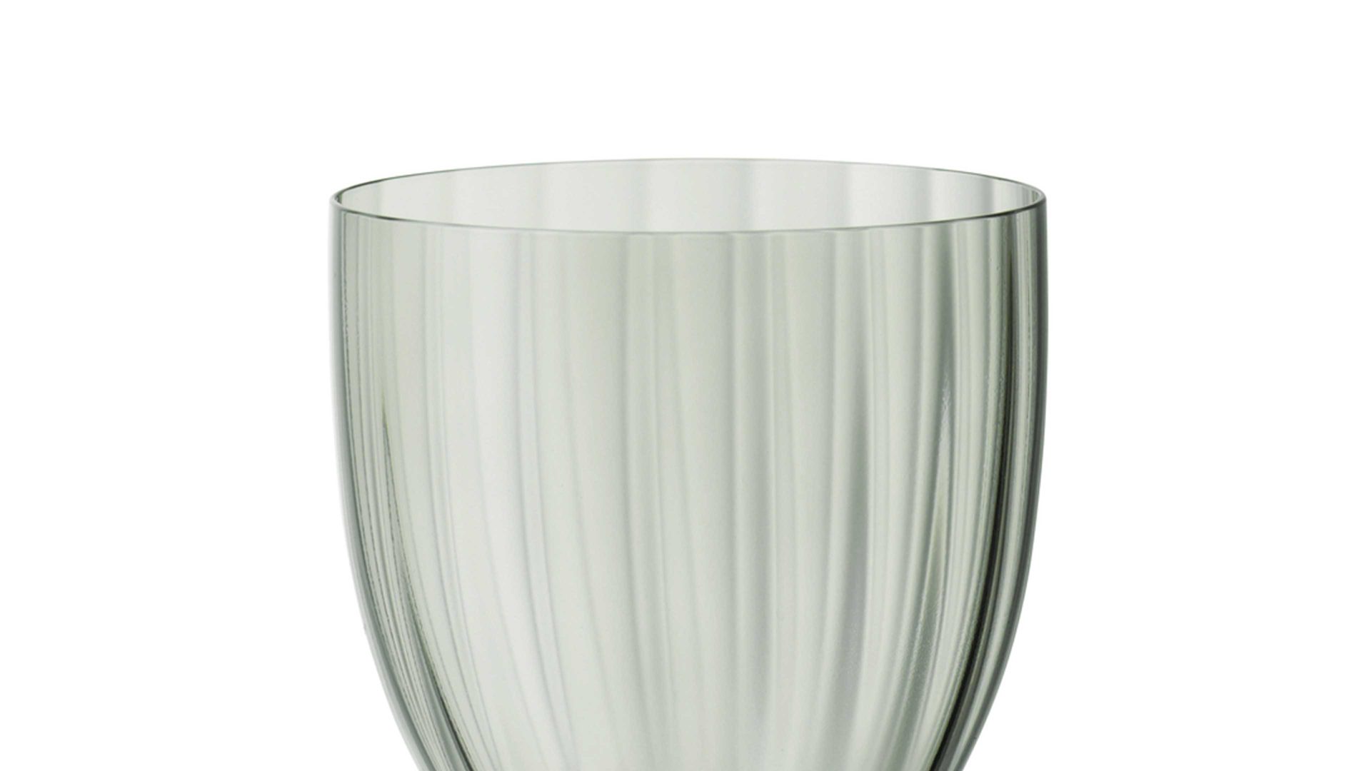 Weißweinglas Bohemia cristal aus Glas in Grün BOHEMIA Cristal Weißweinglas Georgia rauchgrünes Kristallglas - ca. 240 ml