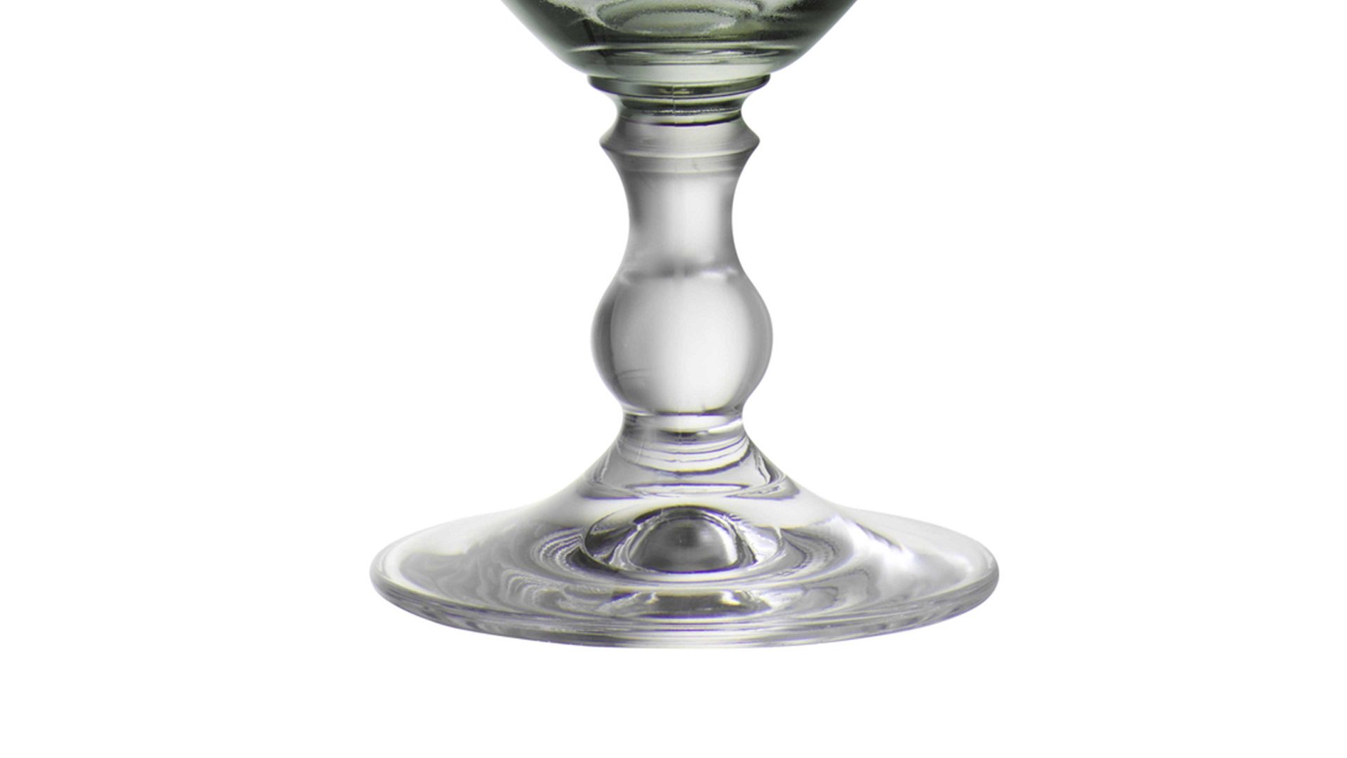 Weißweinglas Bohemia cristal aus Glas in Grün BOHEMIA Cristal Weißweinglas Georgia rauchgrünes Kristallglas - ca. 240 ml