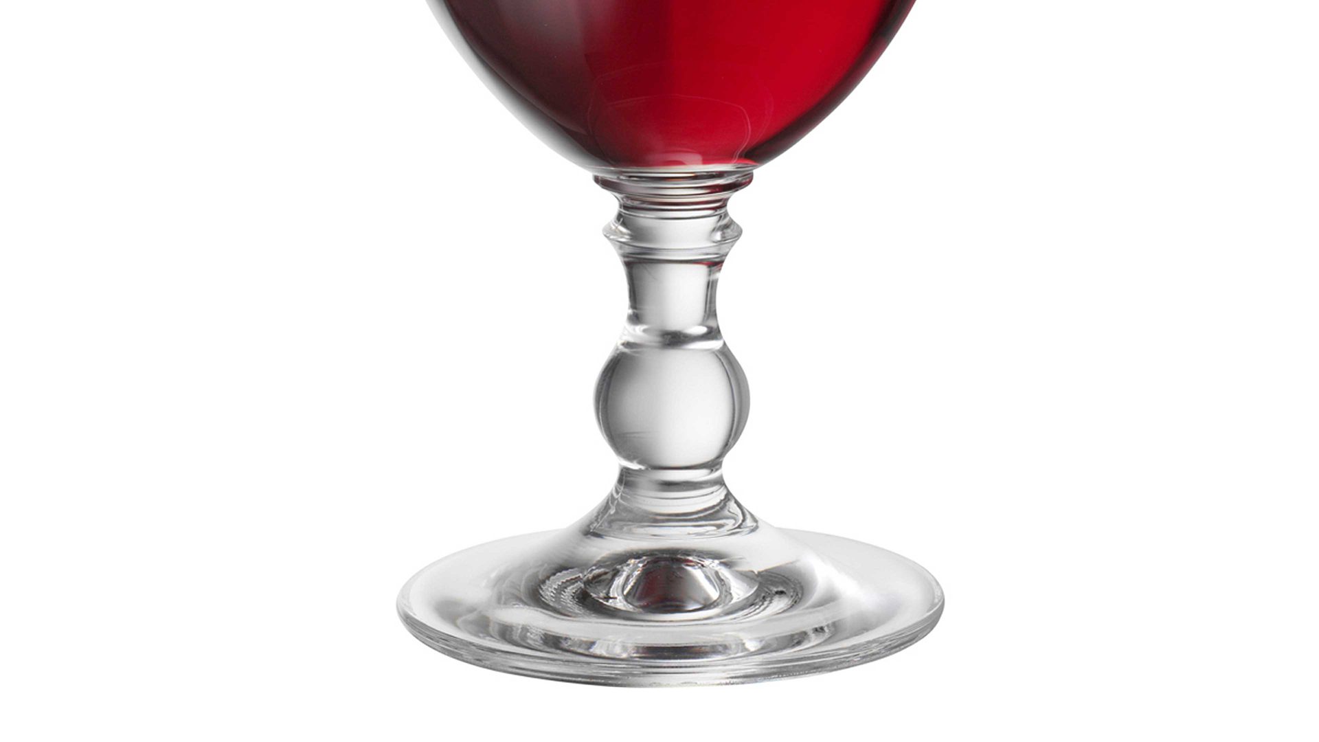 Rotweinglas Bohemia cristal aus Glas in Transparent BOHEMIA Cristal Rotweinglas Georgia Kristallglas - ca. 350 ml