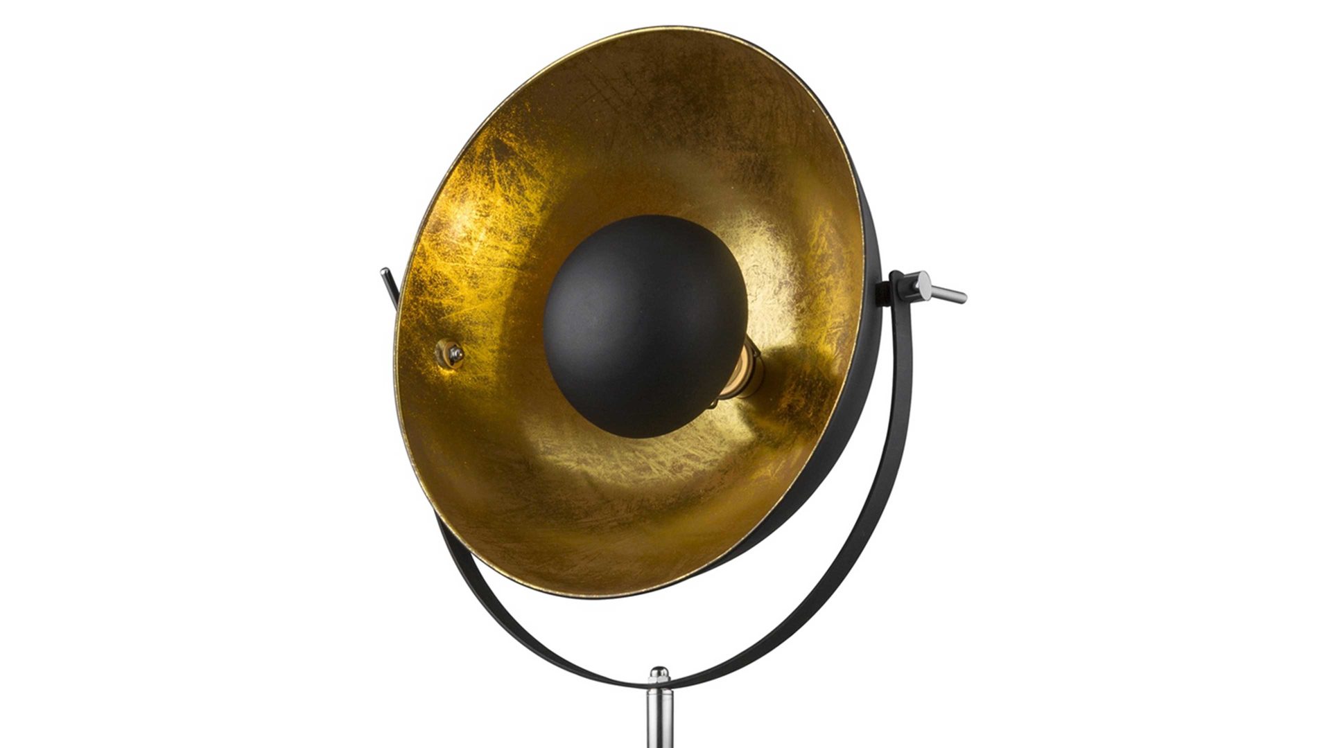 Stehleuchte Globo lighting aus Metall in Schwarz GLOBO Stativ-Stehleuchte Xirena bzw. Stehlampe Gold & Schwarz – Höhe ca. 180 cm
