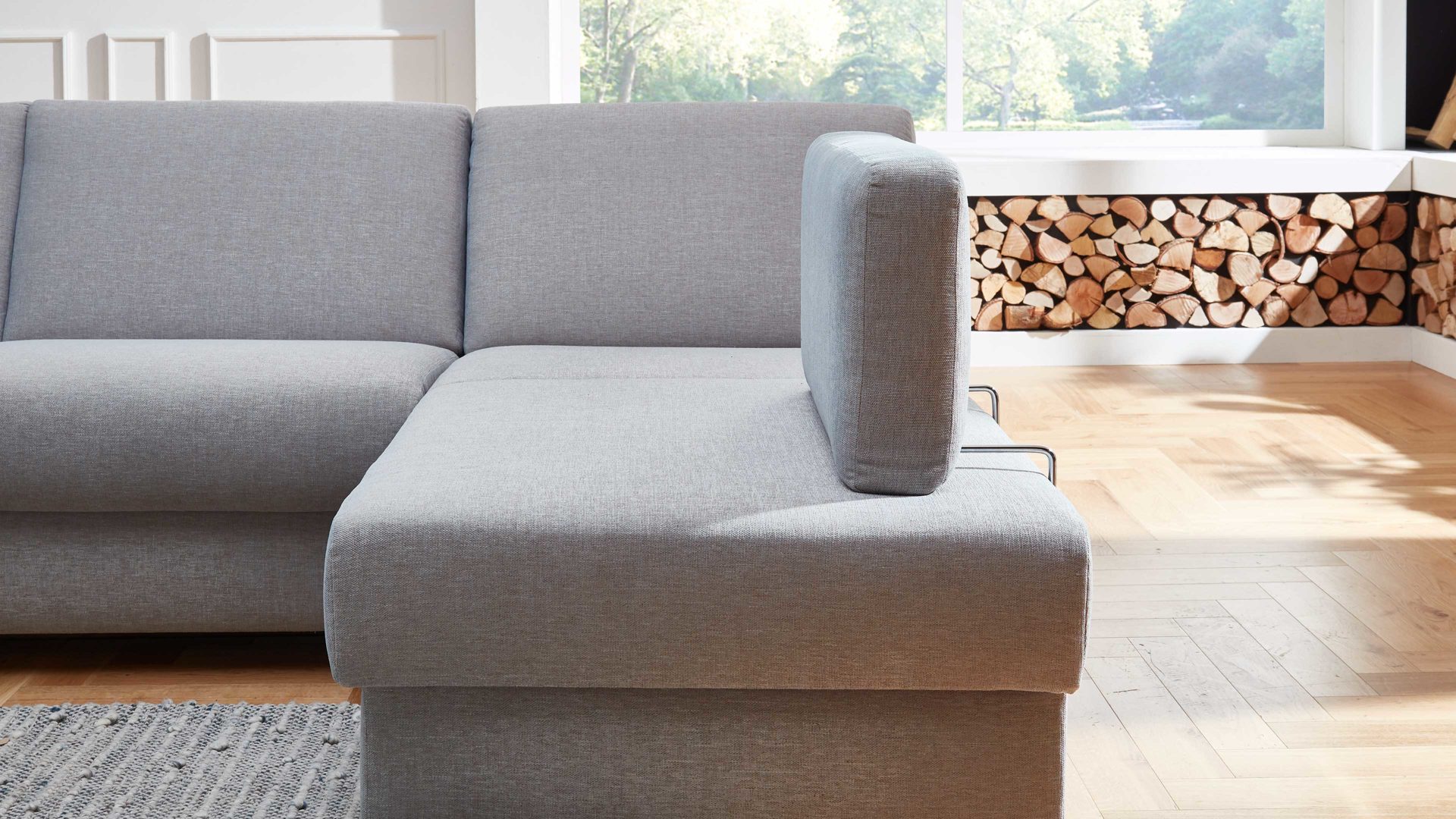 Kissen comfortmaster besser sitzen, liegen, leben aus Stoff in Hellblau Comfortmaster Messina - Steckkissen 2226 hellblauer Bezug 8-8001