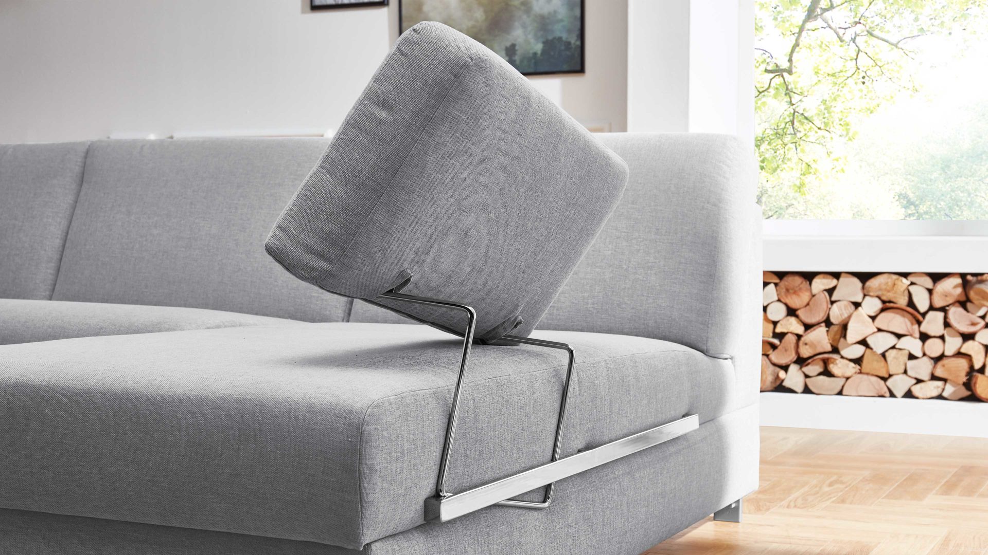 Kissen comfortmaster besser sitzen, liegen, leben aus Stoff in Hellblau Comfortmaster Messina - Steckkissen 2226 hellblauer Bezug 8-8001