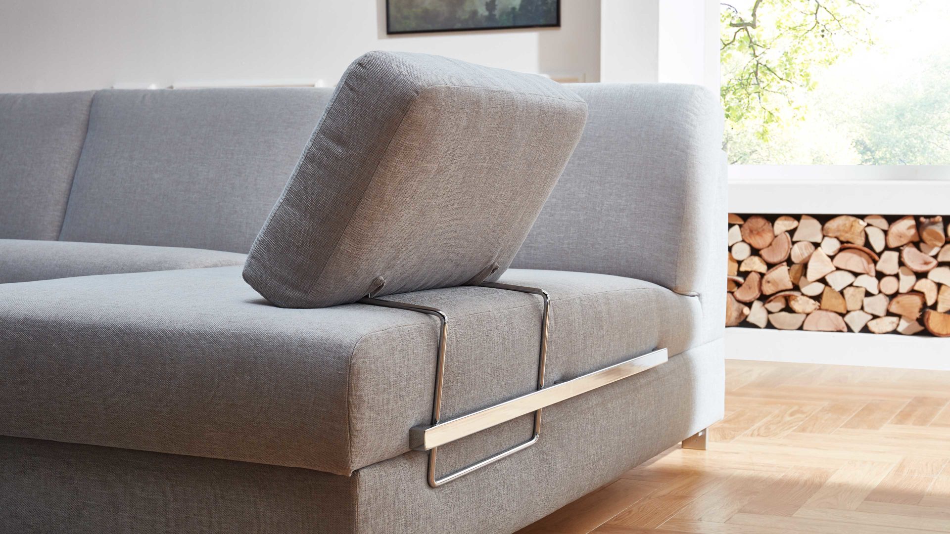 Kissen comfortmaster besser sitzen, liegen, leben aus Stoff in Hellblau Comfortmaster Messina - Steckkissen 2226 hellblauer Bezug 8-8001