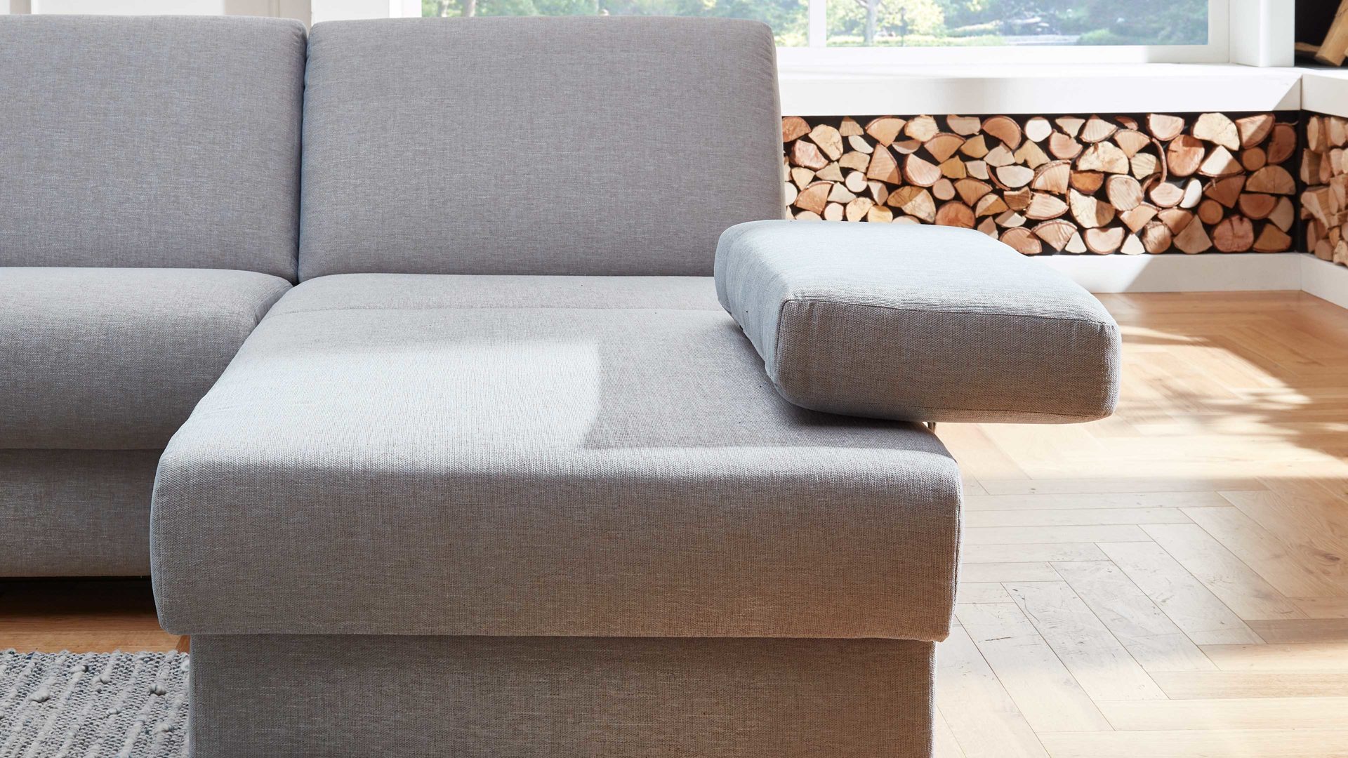 Kissen comfortmaster besser sitzen, liegen, leben aus Stoff in Hellblau Comfortmaster Messina - Steckkissen 2226 hellblauer Bezug 8-8001