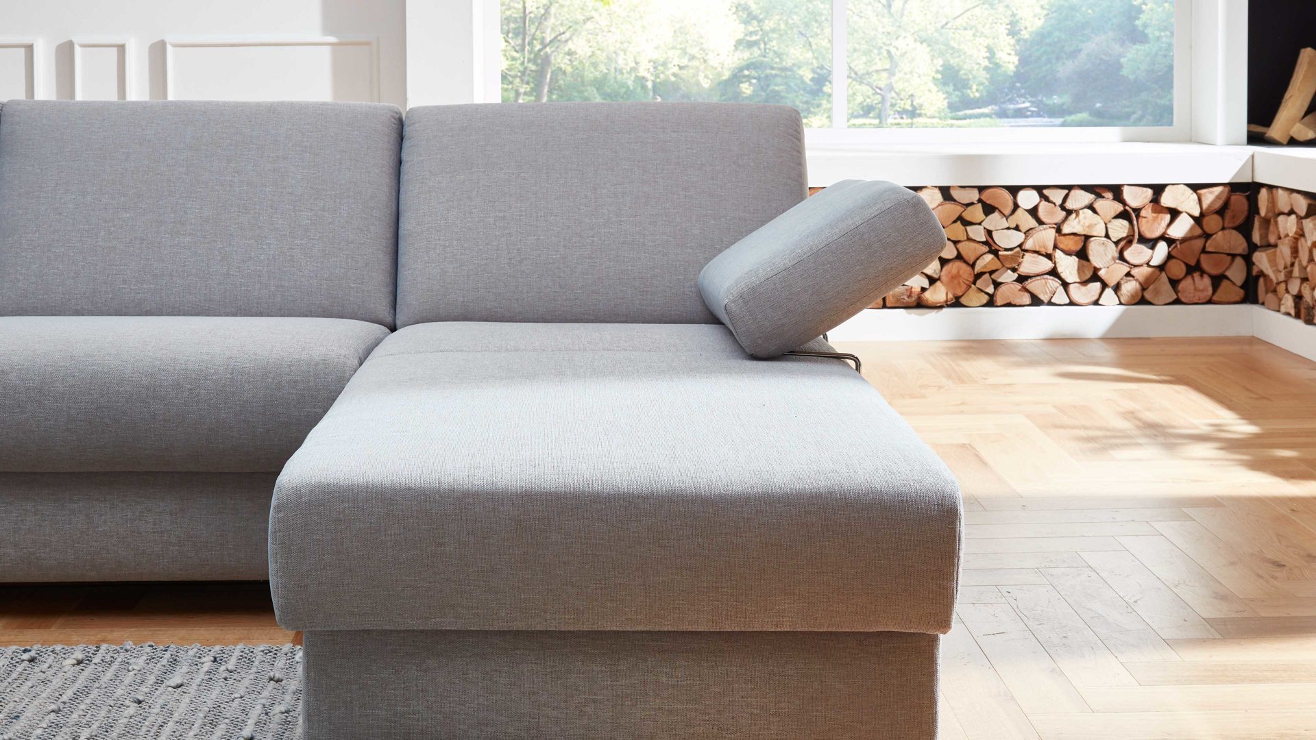 Kissen comfortmaster besser sitzen, liegen, leben aus Stoff in Hellblau Comfortmaster Messina - Steckkissen 2226 hellblauer Bezug 8-8001