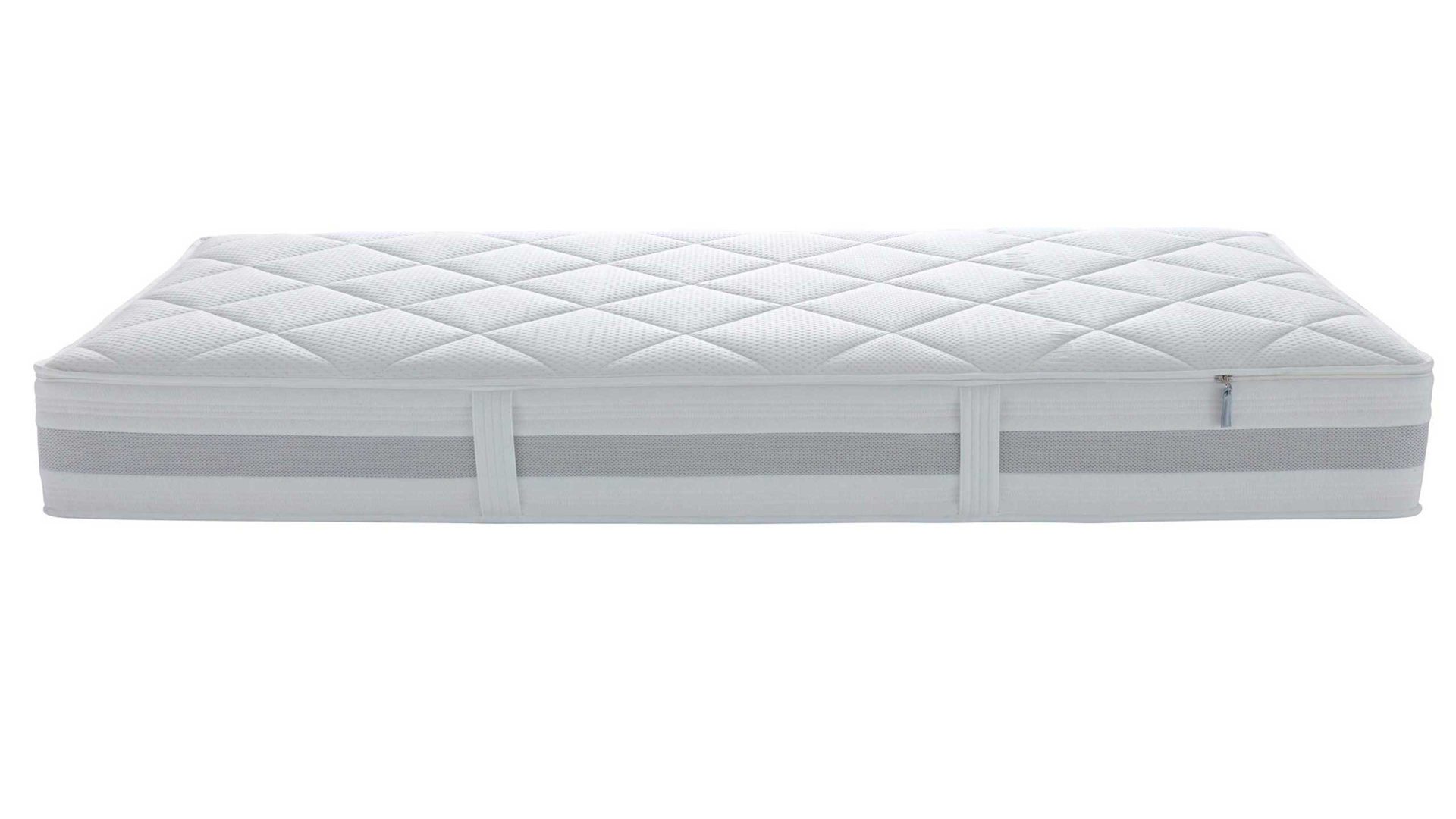 Kaltschaummatratze Interliving aus Stoff in Weiß Interliving Matratze Medikontur 1914 Kaltschaum, H4 – Liegefläche ca. 90 x 200 cm