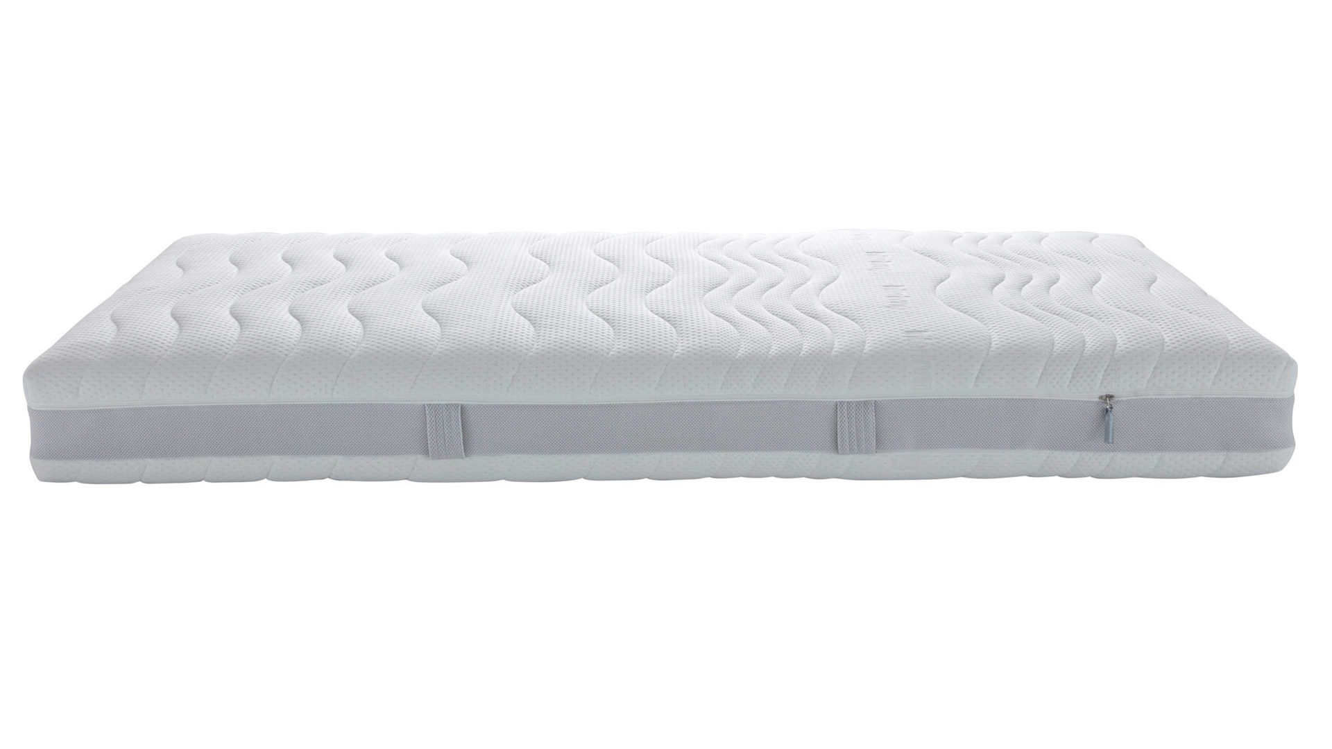 Federkernmatratze Interliving aus Stoff in Weiß Interliving Matratze Medikontur 1911 Taschenfederkern, H3 – Liegefläche ca. 90 x 200 cm