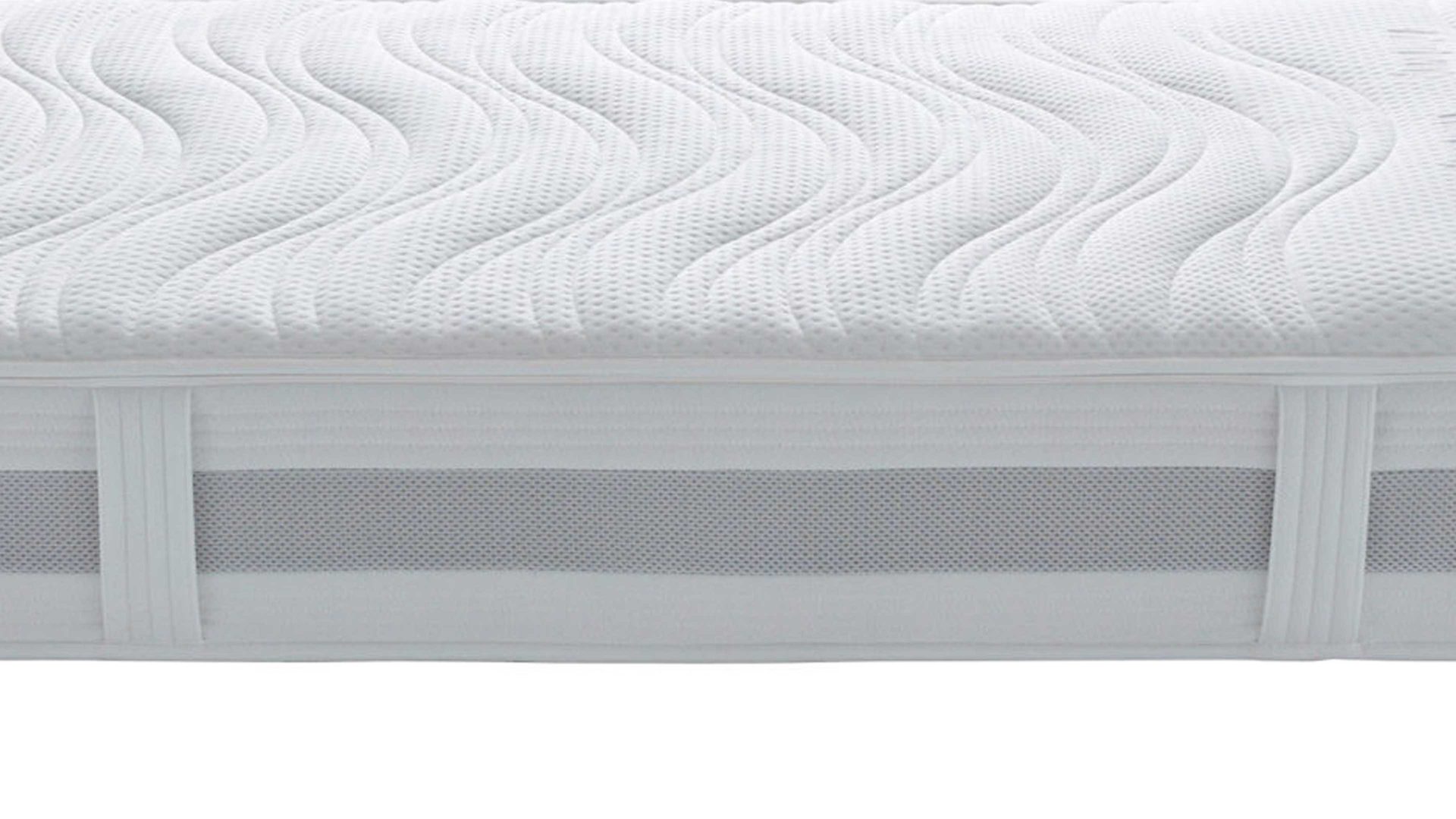 Kaltschaummatratze Interliving aus Stoff in Weiß Interliving Matratze Medikontur 1912 Kaltschaum, H4 – Liegefläche ca. 160 x 200 cm